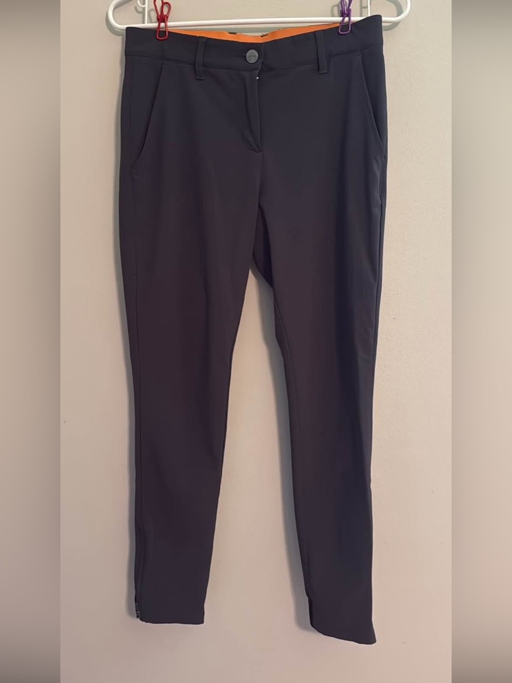 Men’s Straight Leg Black Golf Pants